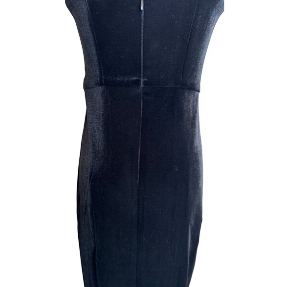Socialite Small Black Strapless Midi Dress - Picture 12 of 15
